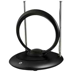 GE Indoor Rabbit Ear HD TV Antenna