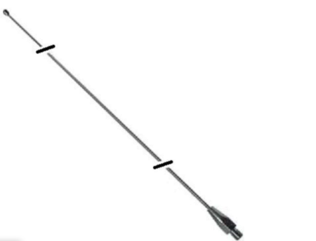 Antenne CB Hustler IC-100 Antenne Sur Base Magnétique Voiture Audio - Foto 5