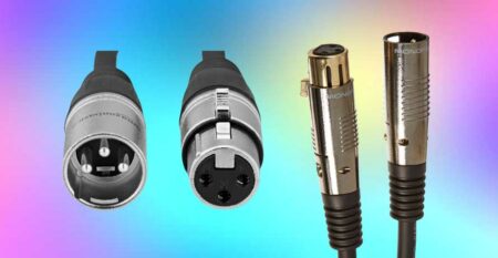 XLR Male To Female Microphone Cable